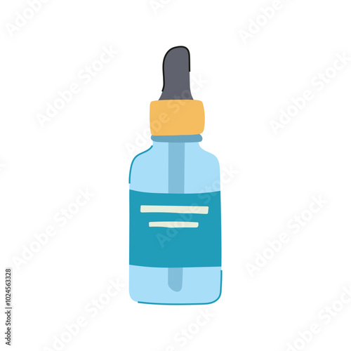 exfoliation serum skincare cartoon. radiance glow, rejuvenation firming, smoothing hydration exfoliation serum skincare sign. isolated symbol vector illustration