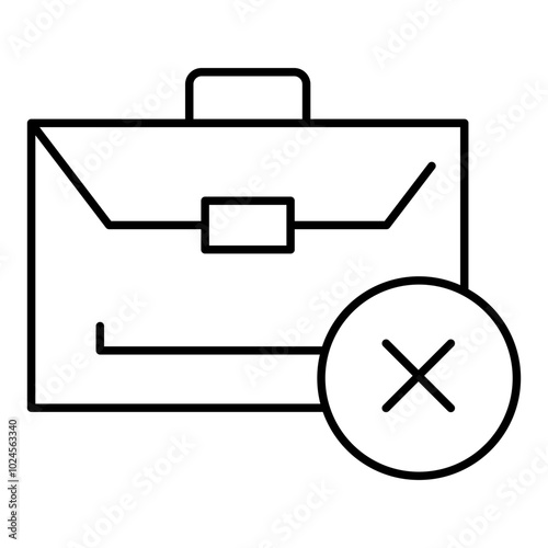 Job Displacement Icon Workforce Impact Automation Employment and Change Icon
