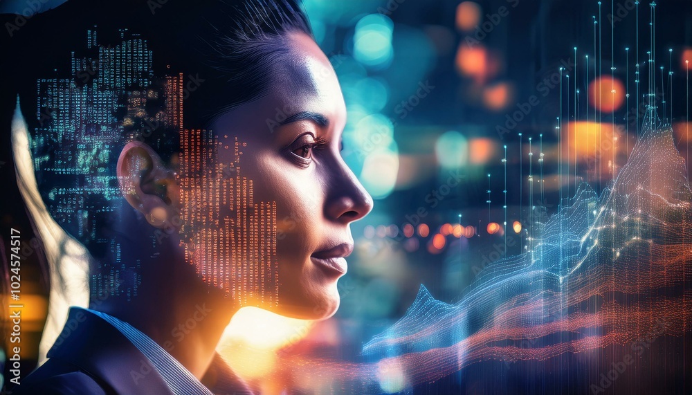 Big data, a futuristic backdrop, embodying cutting-edge technology, machine learning, and the future of business intelligence. Big data, a futuristic backdrop, embodying cutting-edge technology, machine learning, and the future of business intelligence.