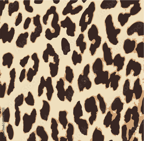 Animal print textile texture. Leopard fur background
