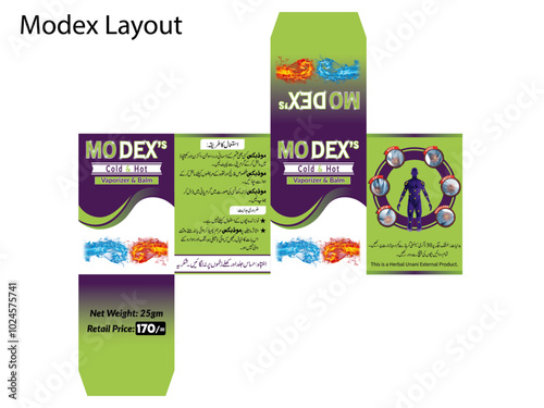 Modex's Vaporiser & Balm Packaging Design