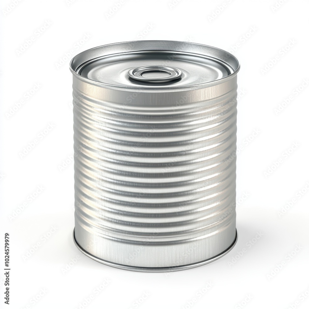 Tin can isolated on white background Tin can isolated on white background
