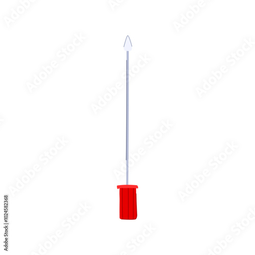 contamination sterile swab cartoon. infection cleanliness, laboratory medical, microbiology diagnostics contamination sterile swab sign. isolated symbol vector illustration