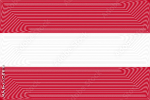 Austria National Day October 26. Scribble style Austria flag (Flagge Österreichs) vector background. Poster, card, banner.