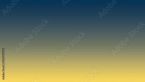 blurred combination mixture of Prussian blue and mustard solid color linear gradient background