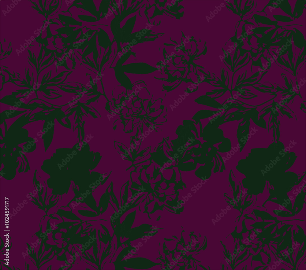 Big flowers pattern, upscale floral pattern. graphical textures floral, trendy colors pattern , flowers background with leaves. vector illustration,tropical,monochrome, abstract print Big flowers pattern, upscale floral pattern. graphical textures floral, trendy colors pattern , flowers background with leaves. vector illustration,tropical,monochrome, abstract print