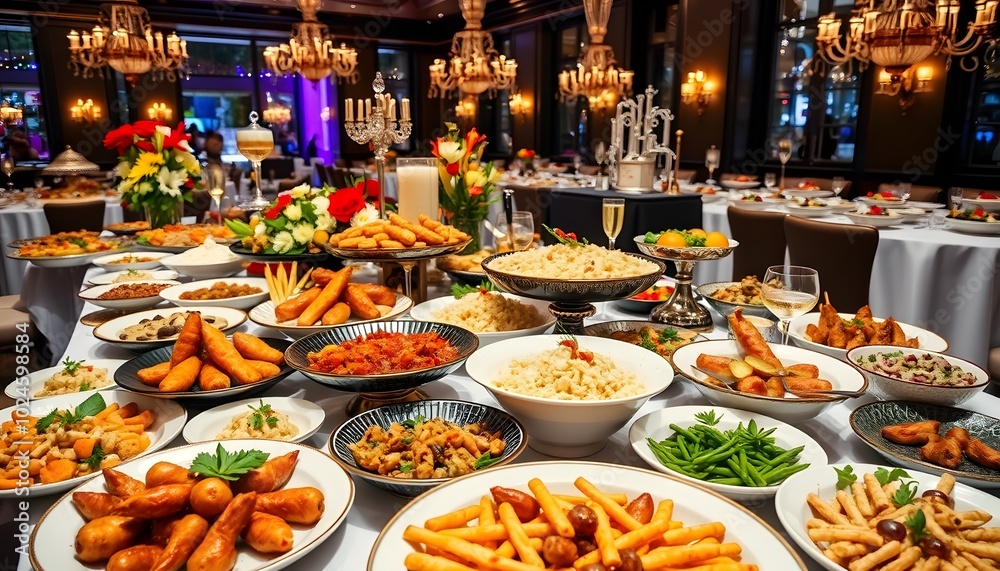 table with snacks table with snacks