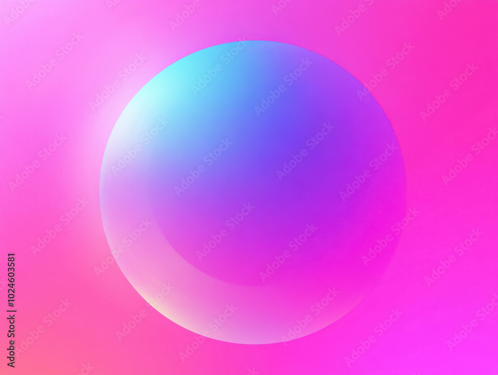 A mesmerizing gradient sphere radiating vibrant colors in a serene digital space A mesmerizing gradient sphere radiating vibrant colors in a serene digital space