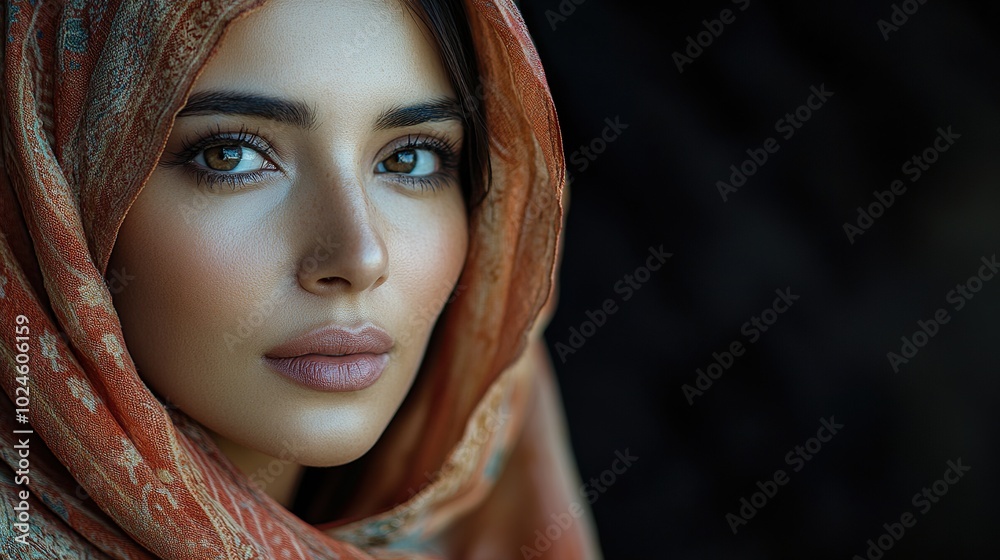 Qatari Woman in Traditional or Modern Attire Qatari Woman in Traditional or Modern Attire