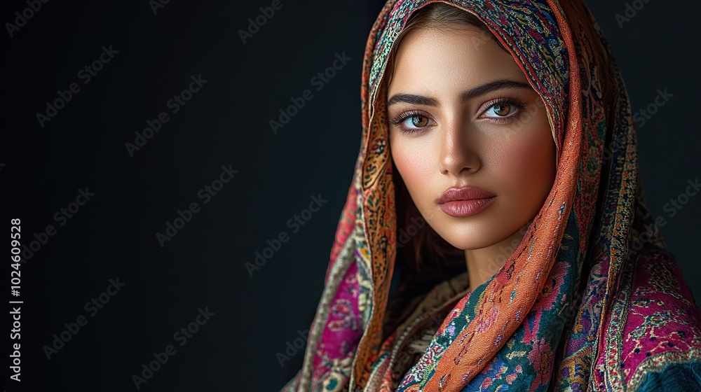 Libyan Woman in Traditional Attire