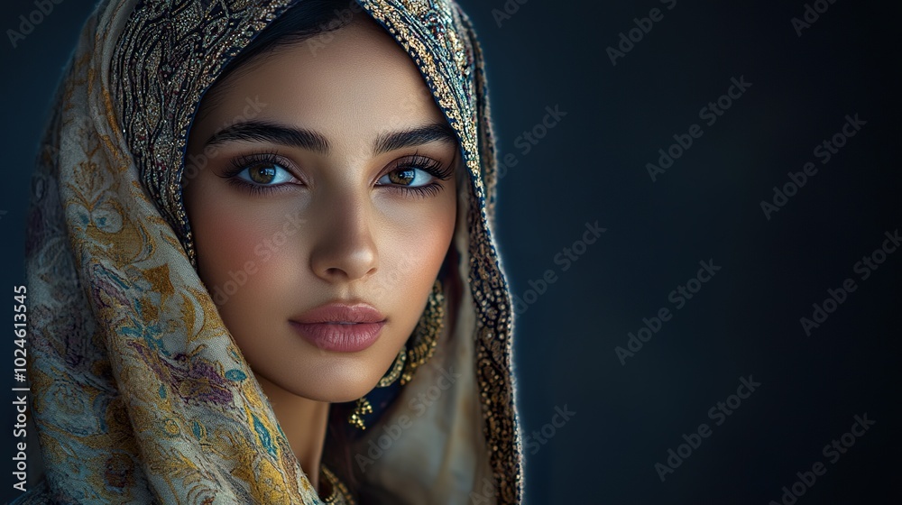 Bahraini Woman in Traditional Attire