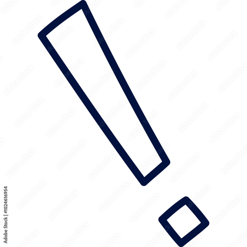 Childish doodle hand drawn exclamation point Bold and funny punctuation mark for funny design, decoration, social media. Simple symbol of notice, message, warning, attention Childish doodle hand drawn exclamation point Bold and funny punctuation mark for funny design, decoration, social media. Simple symbol of notice, message, warning, attention