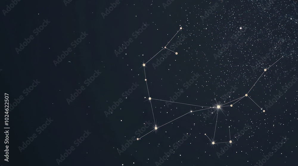 Celestial Constellation: A Captivating Starry Night Sky