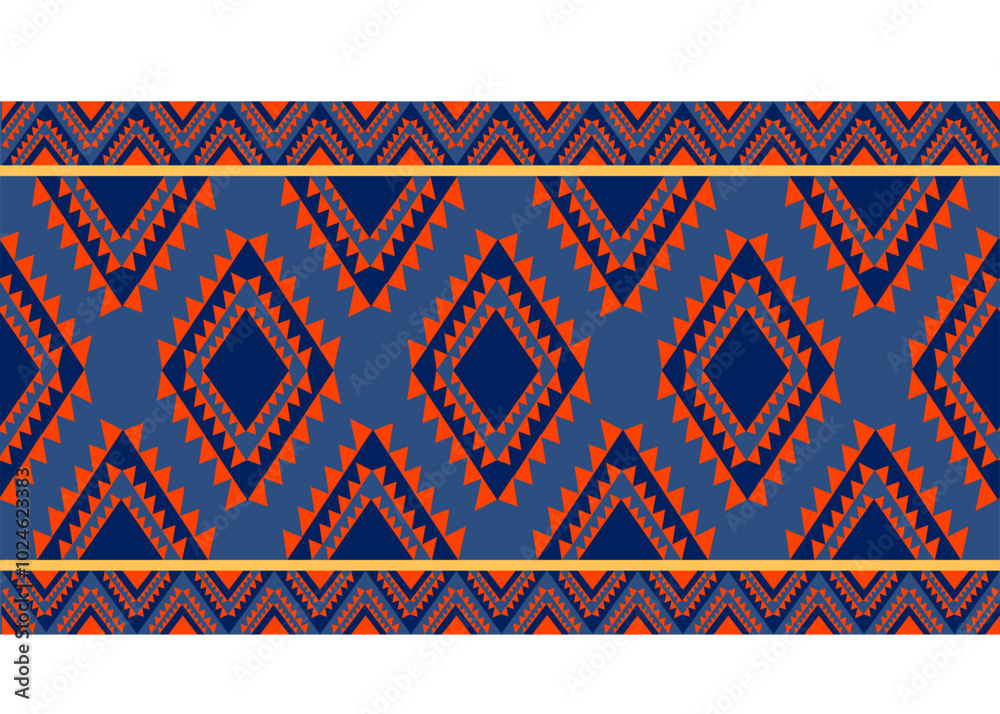 Fototapeta premium seamless pattern with geometric elements