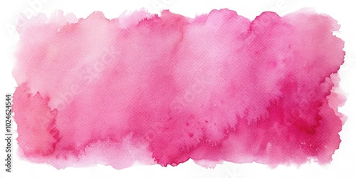 Abstract Watercolor Background with Soft Pink and Red Shades, Blending from Pale to Intense Hues, Creating a Dreamy and Romantic Atmosphere