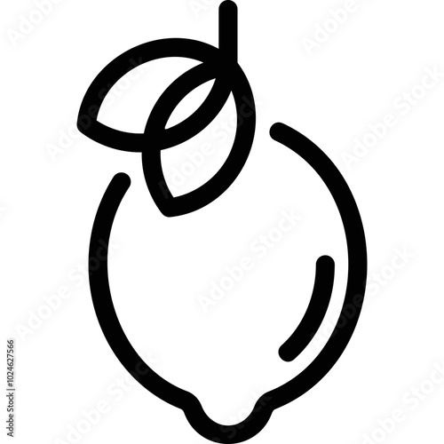 Simple vector icon lemon
