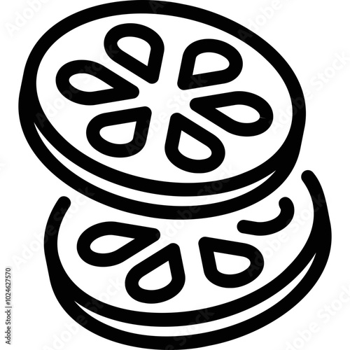 Simple vector icon lemon