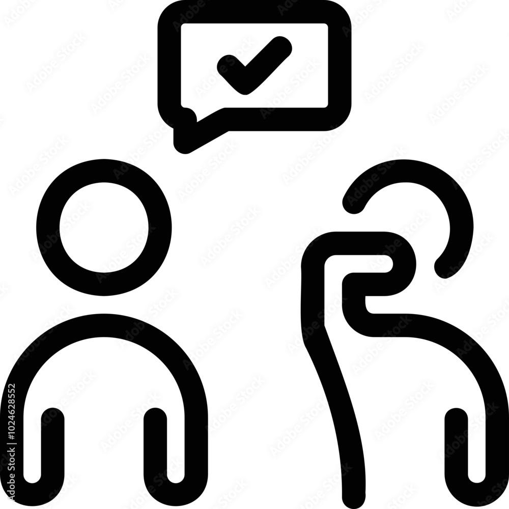 Simple vector icon illness behavior Simple vector icon illness behavior