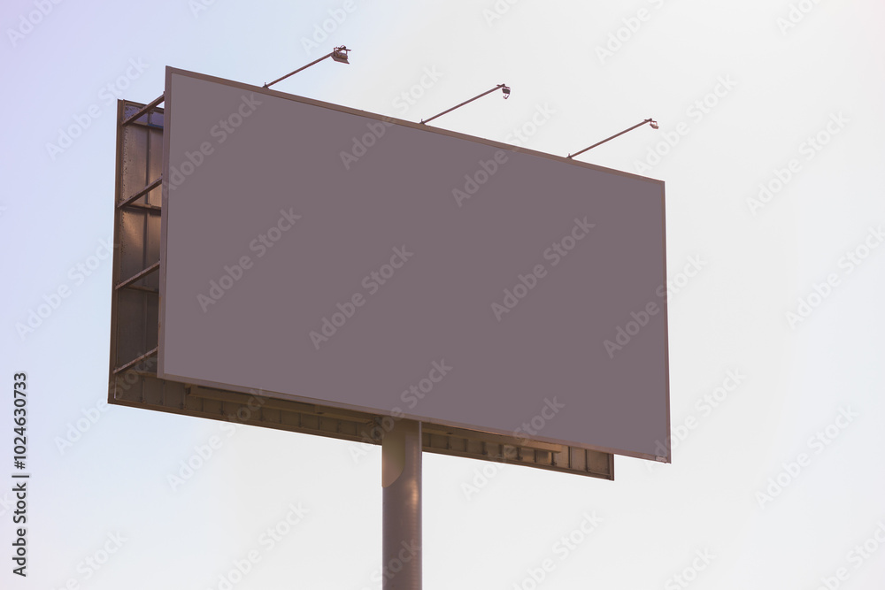 Background for design, billboards on city streets and along roads Background for design, billboards on city streets and along roads