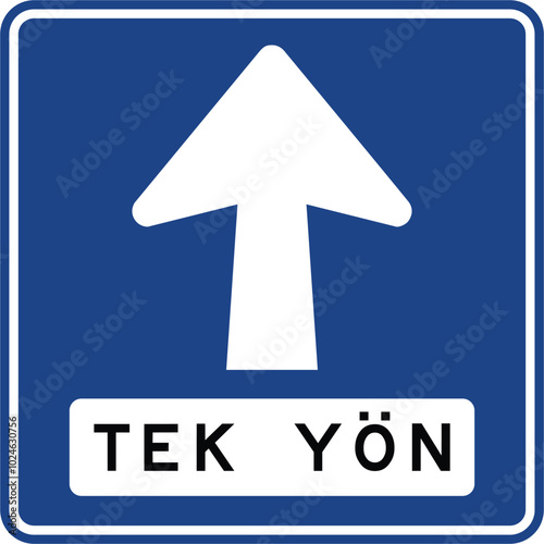 Warning Signs, Turkey Highway Standard Traffic Signs (Turkish: Karayollari Standart Trafik Isaret Levhalari, Tehlike Uyari Isaretleri, Kaplama Ustu Yon Levhasi) 