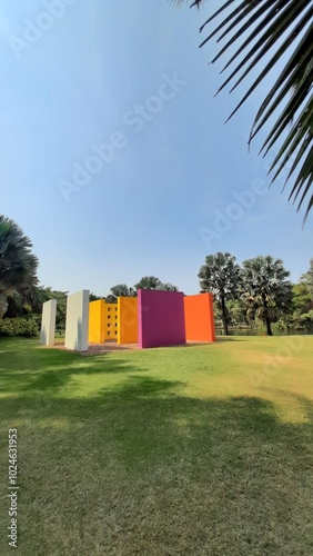 instalações no museu de inhotim, minas gerais