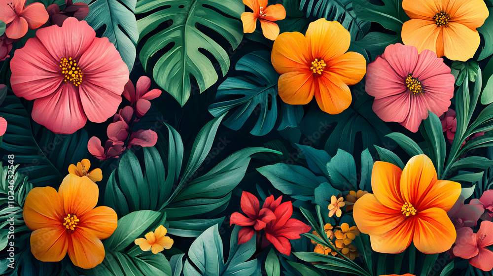 seamless pattern with flowers seamless pattern with flowers