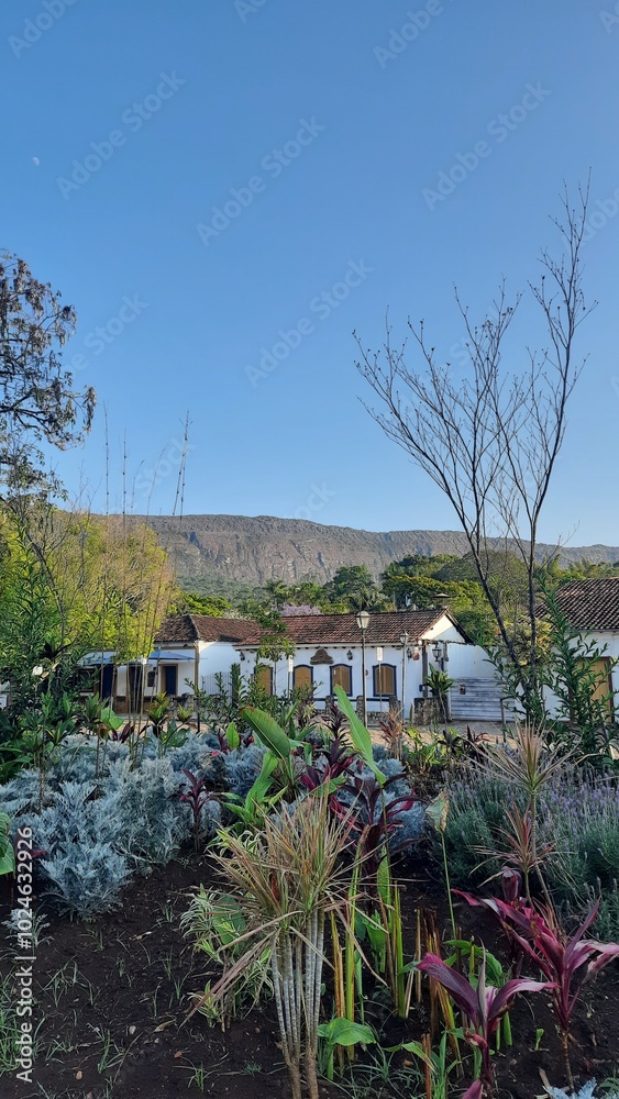 casas históricas na cidade de tiradentes, minas gerais casas históricas na cidade de tiradentes, minas gerais