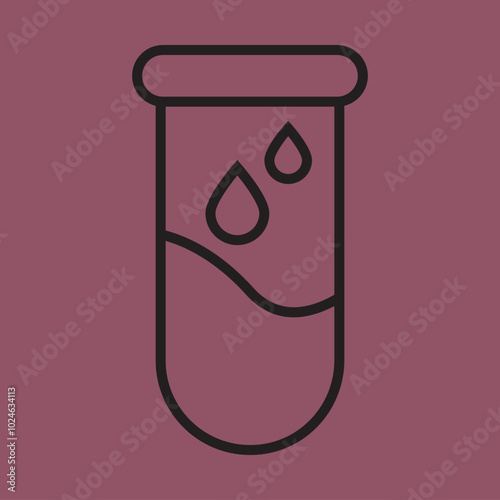 Medical Test TubeIcon Design