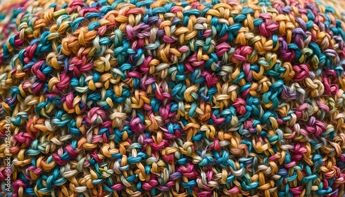 colorful crochet background