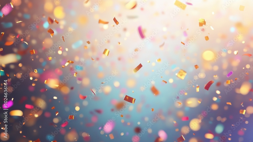Vibrant Confetti Explosion in Kaleidoscopic Colors Vibrant Confetti Explosion in Kaleidoscopic Colors