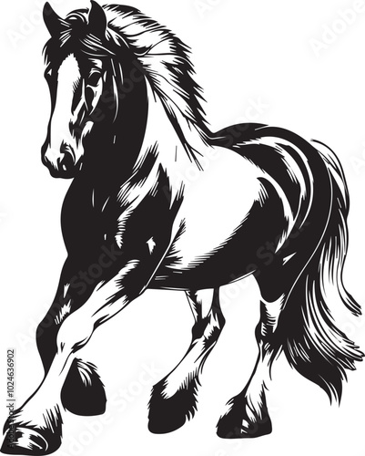 Cheval Canadian Vector