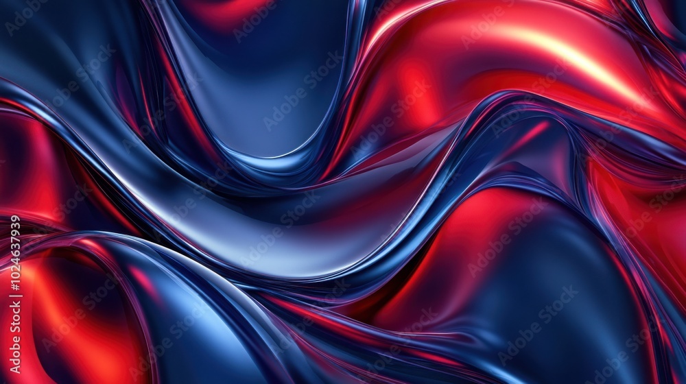 Vibrant Fusion of Periwinkle and Fiery Red Hues Vibrant Fusion of Periwinkle and Fiery Red Hues