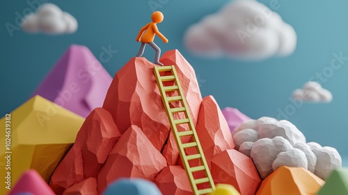 Climbing Abstract Mountains with Weather Elements