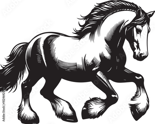 Cheval Canadian Vector