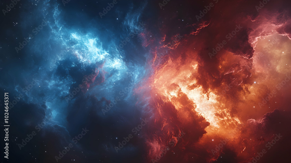 Obraz premium explosion of space