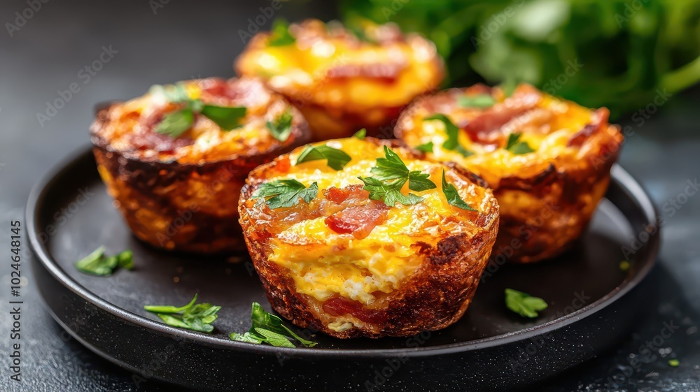 Delicious keto egg muffins loaded with bacon and cheese, offering a perfect grain-free, high-protein, low-carb breakfast option. Delicious keto egg muffins loaded with bacon and cheese, offering a perfect grain-free, high-protein, low-carb breakfast option.