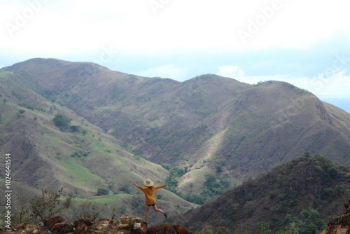 turista no parque nacional da serra da canastra 