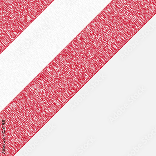 Austria National Day October 26. Scribble style Austria flag (Flagge Österreichs) vector background. Poster, card, banner. Copy space.