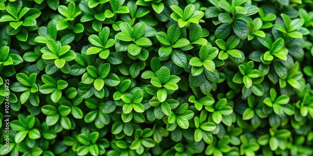A Close-Up View of Vibrant Green Leaves, Each One a Unique Shape and Texture, Capturing the Essence of Nature's Beauty
