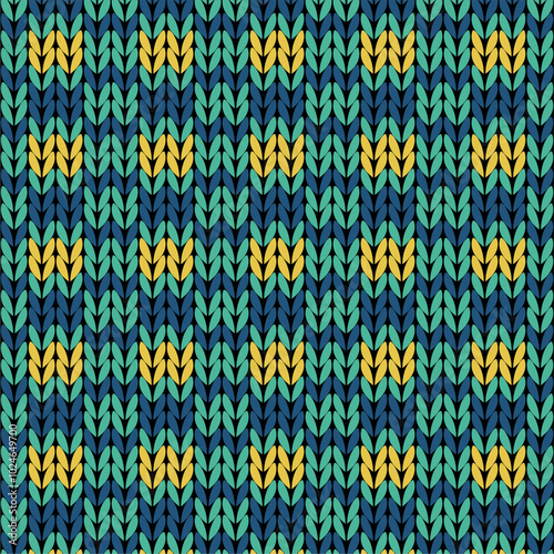 Knitted background pattern wallpaper knitting decorative print handmade textile knitting handiwork