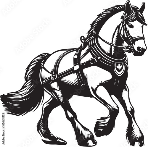Cheval Canadian Vector