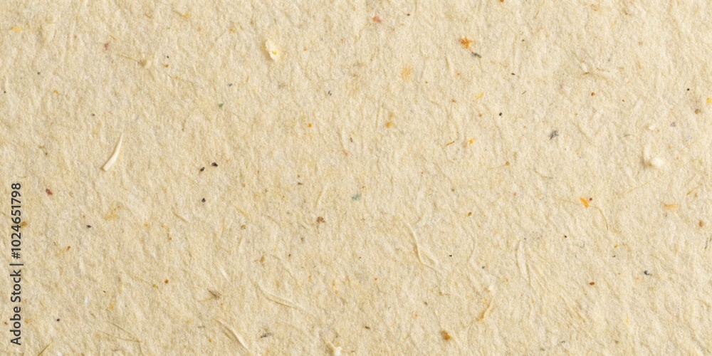 Close-up Texture of Handcrafted Paper with Inclusions of Natural Fibers and Flecks of Color Close-up Texture of Handcrafted Paper with Inclusions of Natural Fibers and Flecks of Color