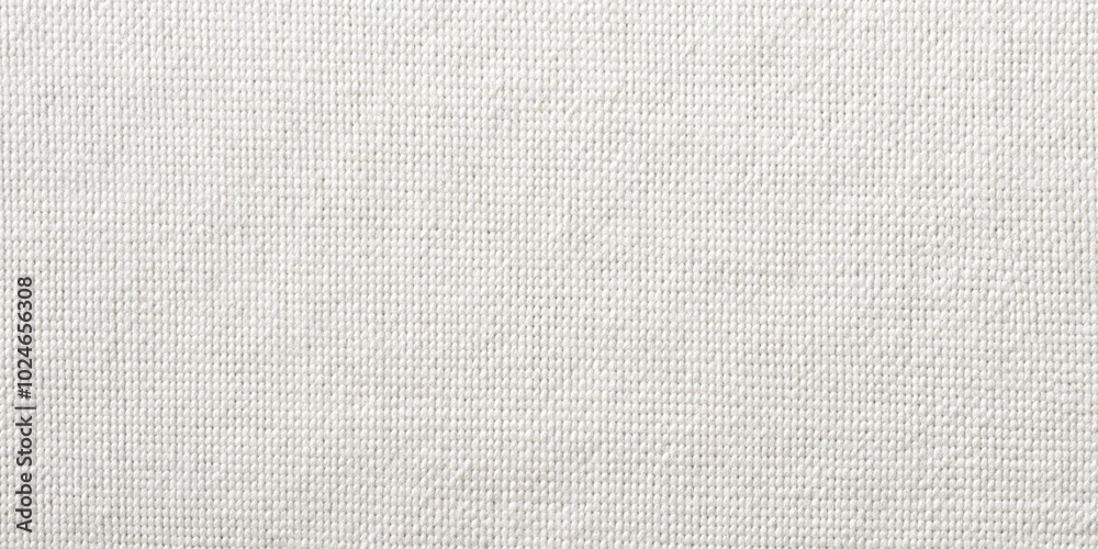 Fototapeta premium Fine Weave White Fabric Texture A Close-Up Look at the Interlacing Threads