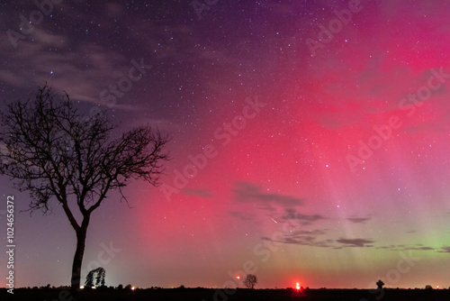 Zorza polarna nad Polską 11 października photo