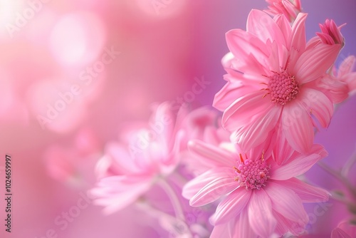 Delicate Pink Blossom. Nature-inspired wallpaper theme