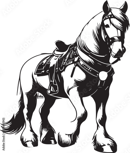 Cheval Canadian Vector