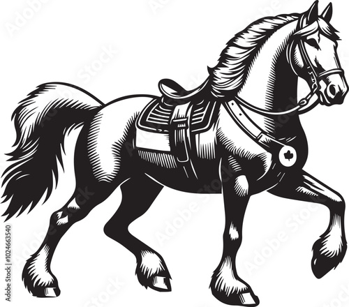 Cheval Canadian Vector