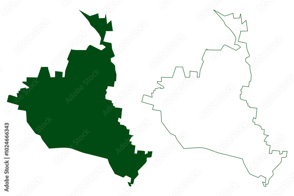 Parras municipality (Free and Sovereign State of Coahuila de Zaragoza, Mexico, United Mexican States) map vector illustration, scribble sketch Parras map Parras municipality (Free and Sovereign State of Coahuila de Zaragoza, Mexico, United Mexican States) map vector illustration, scribble sketch Parras map