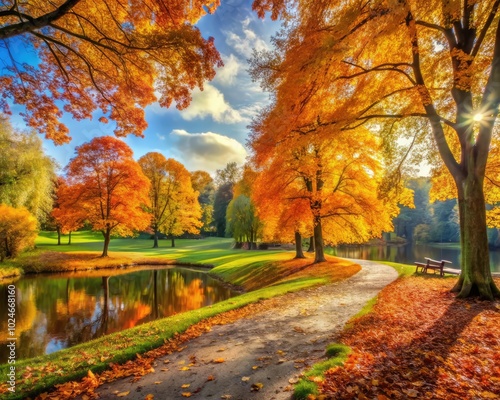 autumn in the park