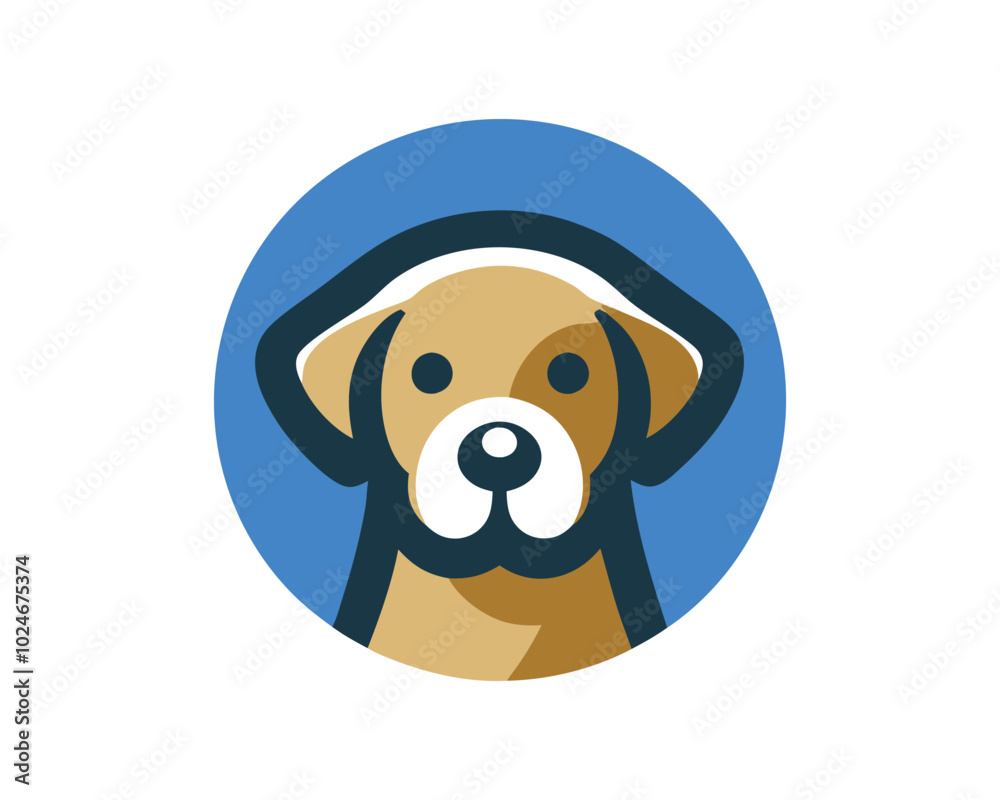 Dog logo design icon vector illustration Dog logo design icon vector illustration